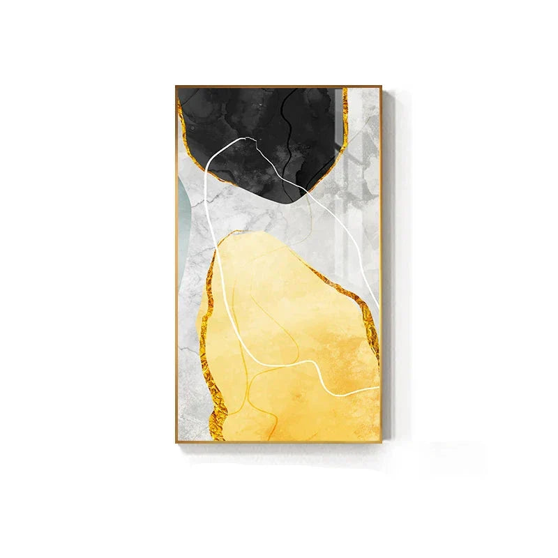 Abstrakt Zen Kiesel Veggkunst Fina Kunst Lerrettryk Nordic Geomorfe Bilder For Stue Soverom Entré Kunst Dekor | Skanto