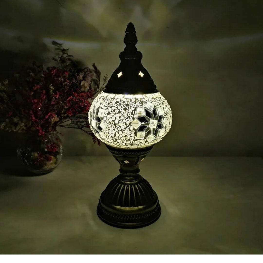 Mosaikk Fargerik Mønster Bordlampe Skanto
