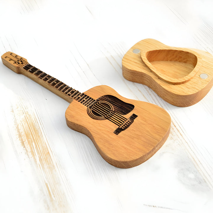 Skanto | Akustisk gitarplekter oppbevaringsboks
