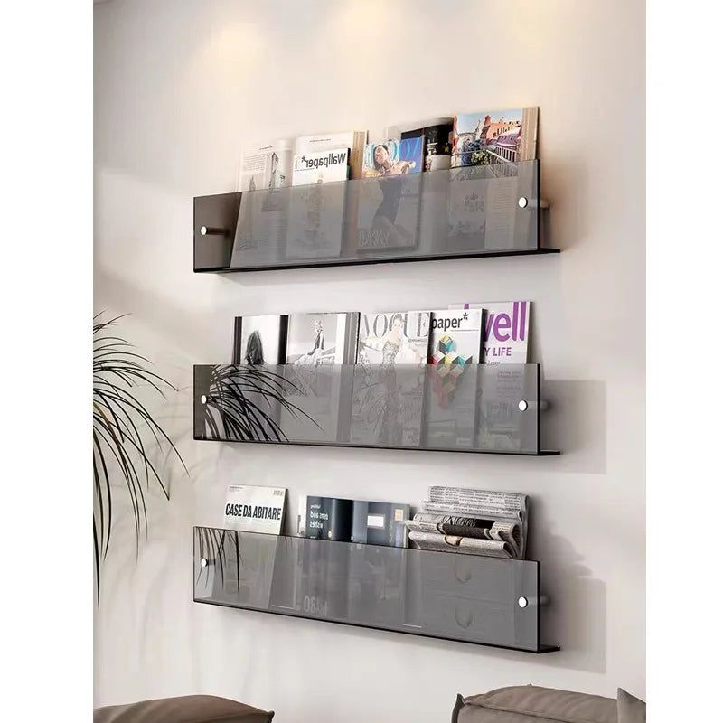 Skanto | ClearLine – Stilren Akryl Vegghylle for Magasiner