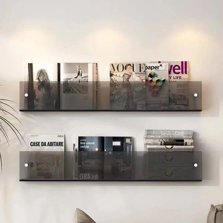 Skanto | ClearLine – Stilren Akryl Vegghylle for Magasiner
