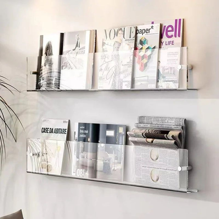 Skanto | ClearLine – Stilren Akryl Vegghylle for Magasiner