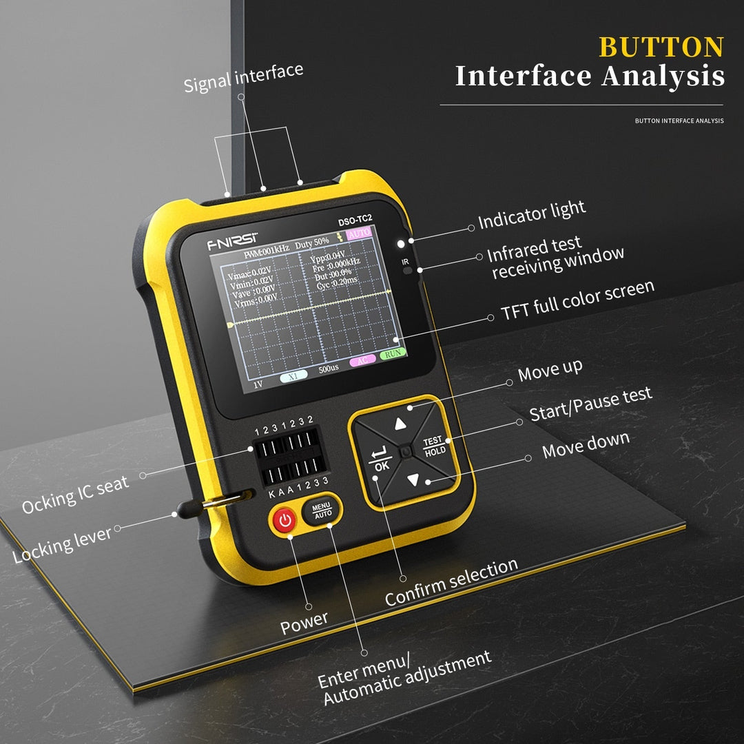 Skanto | 2-i-1 Volt Sjekk Digital Kompakt Transistor