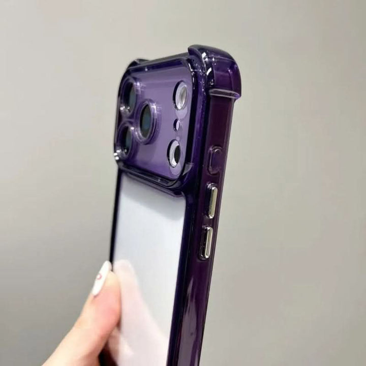 Skanto | Støtsikkert Gjennomsiktig Bumperdeksel for iPhone