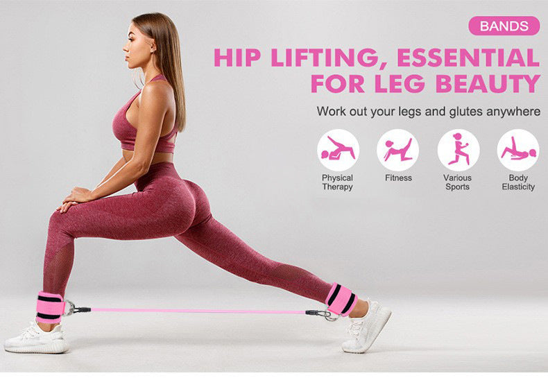 Ankle Fitness Band Set med Fotremmer | Skanto