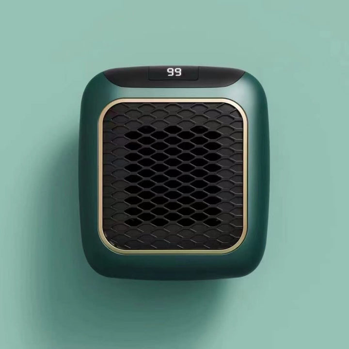 Skanto | Elektrisk Veggvarmer med Fjernkontroll, Mini Viftevarmer