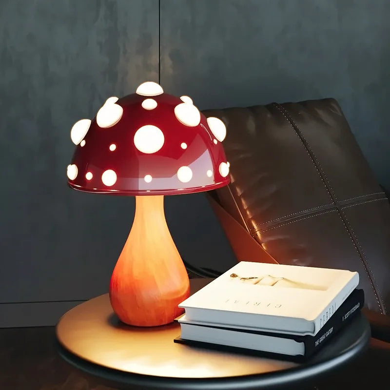 Trikolorert sopp Varmt lys Atmosfære lampe | Skanto