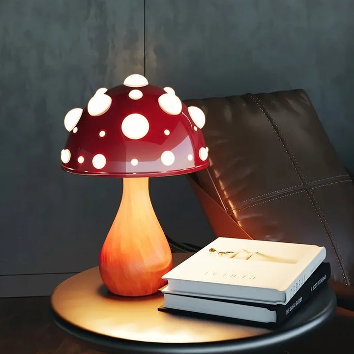 Trikolorert sopp Varmt lys Atmosfære lampe | Skanto