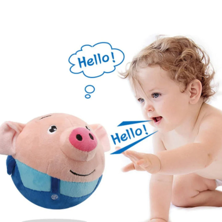Skanto | Bouncing Fun Piggy Ball | Perfekt for Leketid – Interaktivt Leke Ball