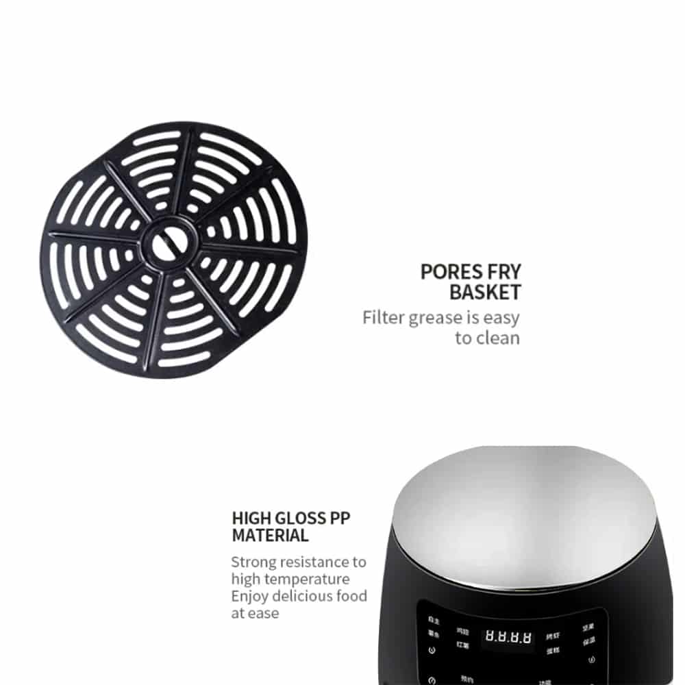 Airfryer 3.5 Liter (lite fett: Grilling, Baking, Steking og Fritering) | Skanto