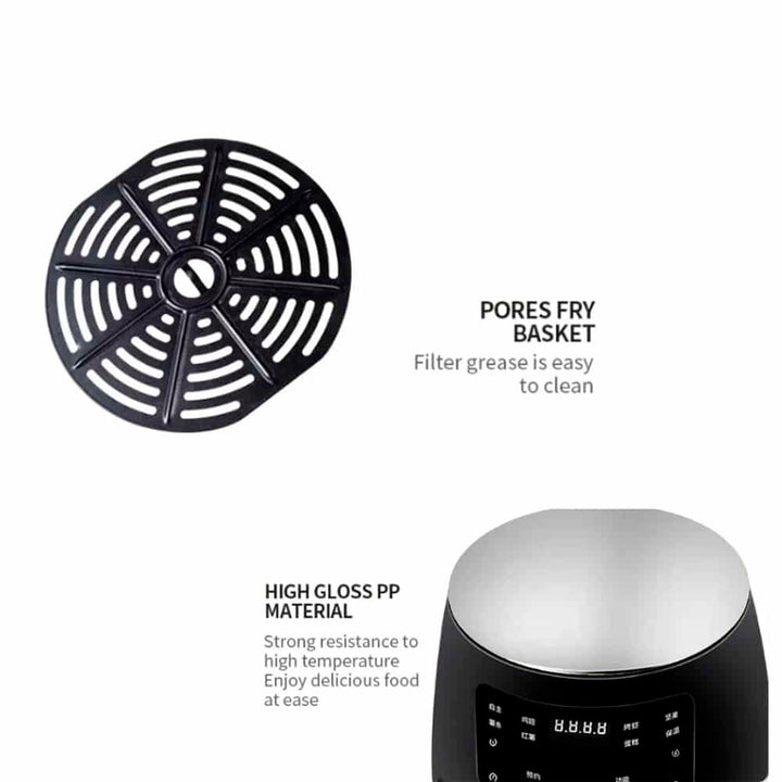 Airfryer 3.5 Liter (lite fett: Grilling, Baking, Steking og Fritering) | Skanto
