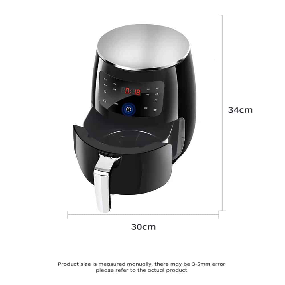 Airfryer 3.5 Liter (lite fett: Grilling, Baking, Steking og Fritering) | Skanto