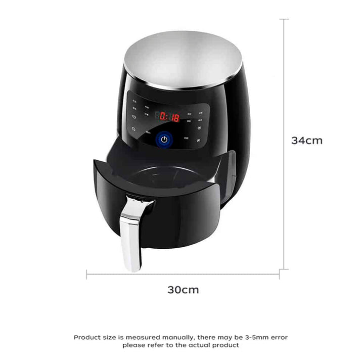 Airfryer 3.5 Liter (lite fett: Grilling, Baking, Steking og Fritering) | Skanto