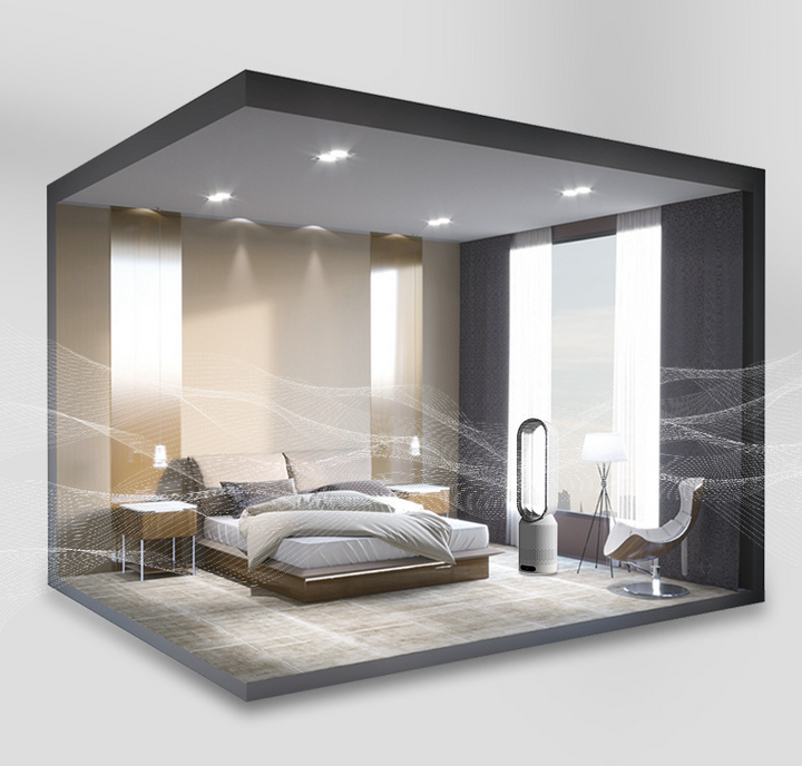 Skanto | Airpure | 3-i-1 luftkjøler med luftrenser | oscillasjon & LED berøring