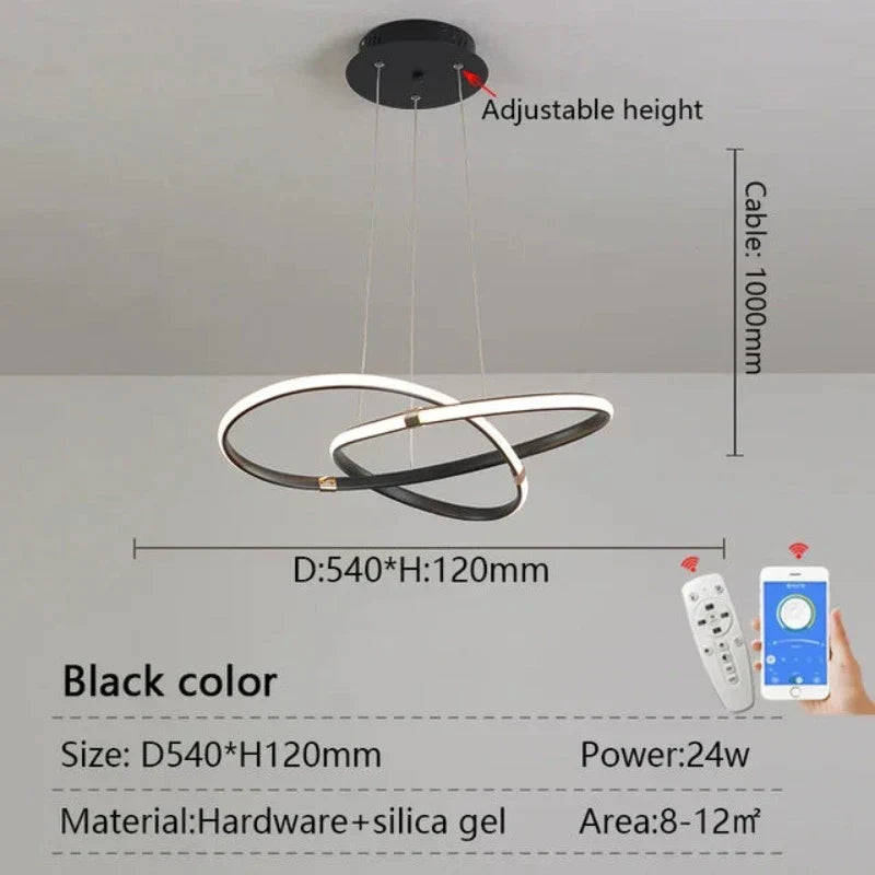 LightMaster Smart LED-Pendellampe – Enkel installasjon og sikker festing