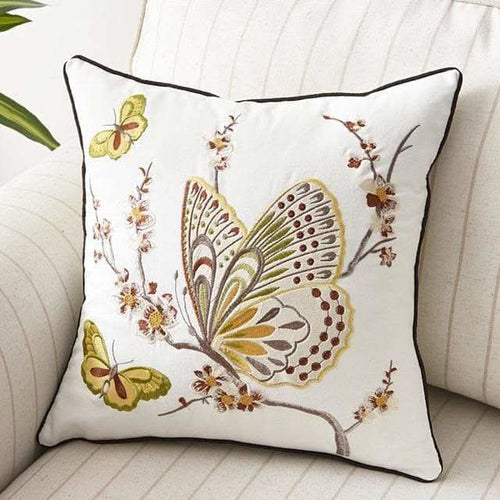 Skanto | Landlig Stil Brodert Putetrekk 45x45 cm