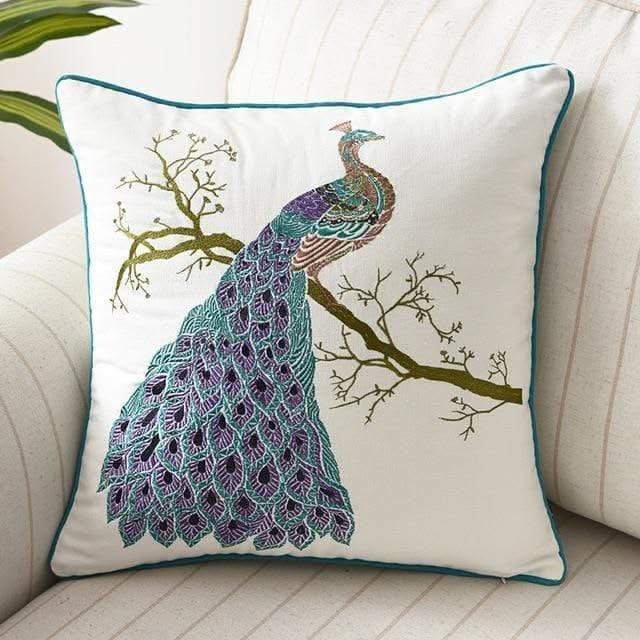 Skanto | Landlig Stil Brodert Putetrekk 45x45 cm