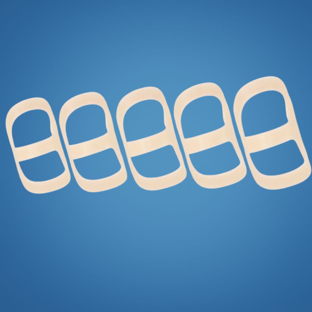 8 Ring Splint – Smertelindring Stabilitet – Vanntett Plast – Daglig Bruk for Fingerbelastning Skanto
