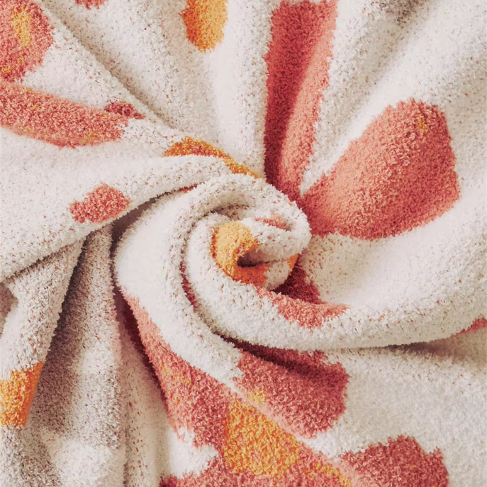 Skanto | Alvian Floral Myk Strikket Teppet