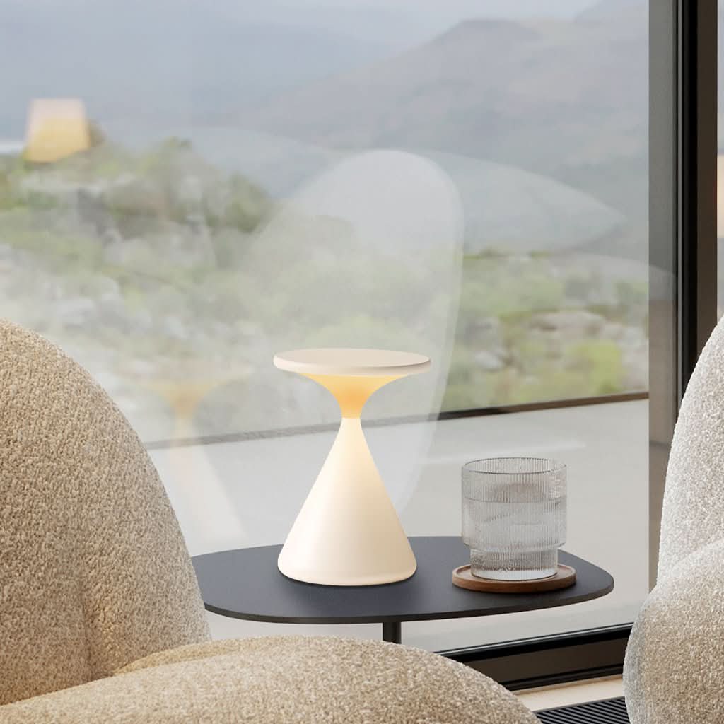 Skanto | Timeglass Trådløs LED Bordlampe med Touch Dimmer