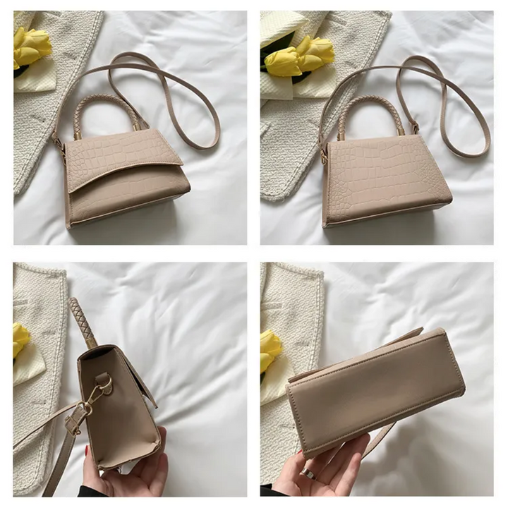 Style fjær Kvinners Håndveske laget av PU-lær med Crossbody reim | Skanto