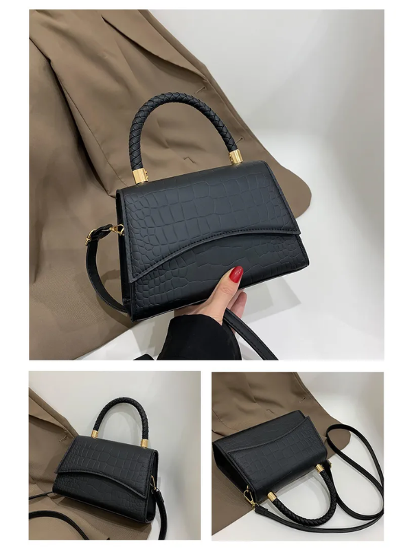 Style fjær Kvinners Håndveske laget av PU-lær med Crossbody reim | Skanto
