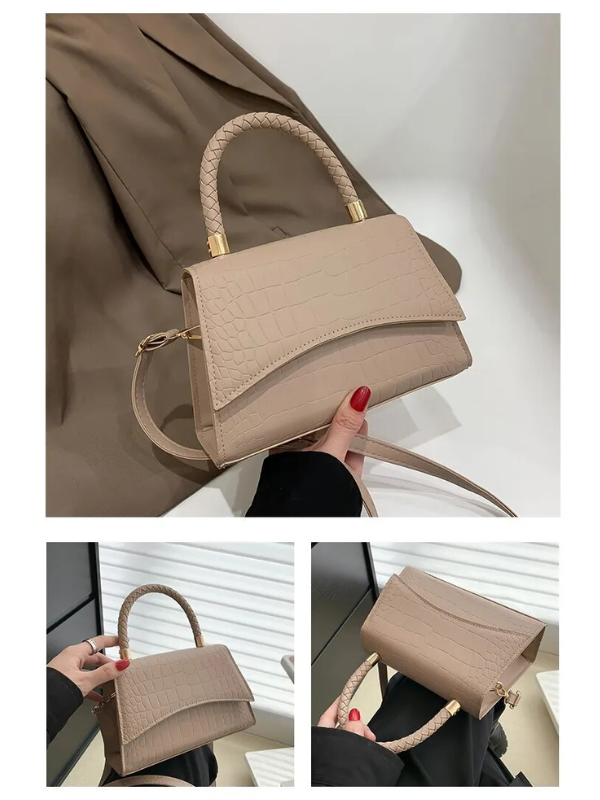 Style fjær Kvinners Håndveske laget av PU-lær med Crossbody reim | Skanto