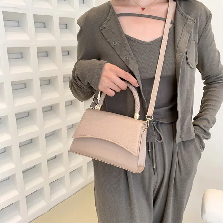 Style fjær Kvinners Håndveske laget av PU-lær med Crossbody reim | Skanto