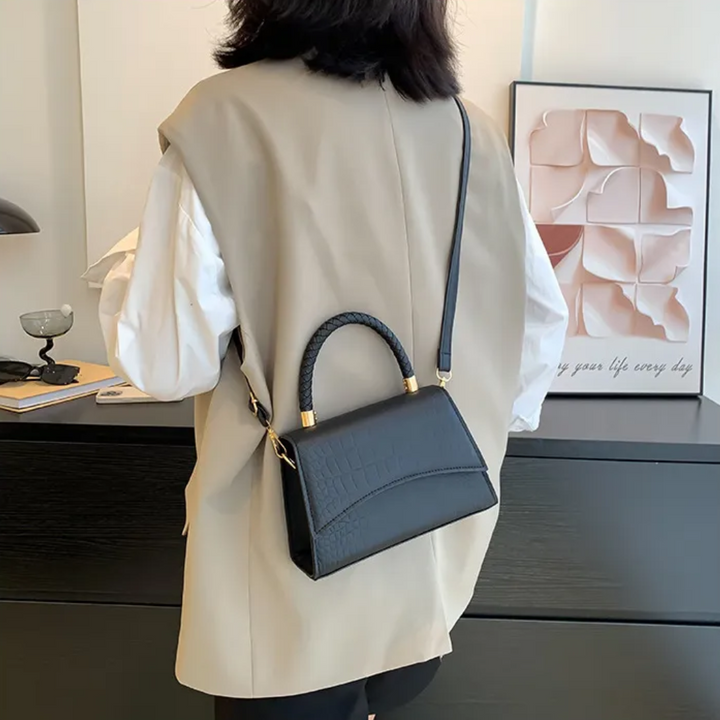 Style fjær Kvinners Håndveske laget av PU-lær med Crossbody reim | Skanto