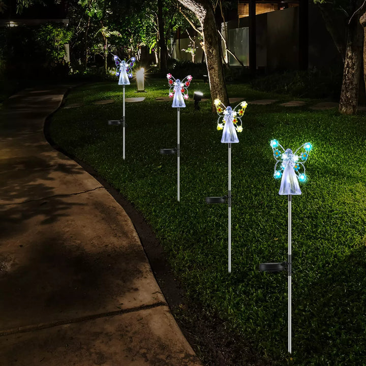 Skanto | RadiantAngel - Solar LED Engel Lampe for en Beroligende Atmosfære
