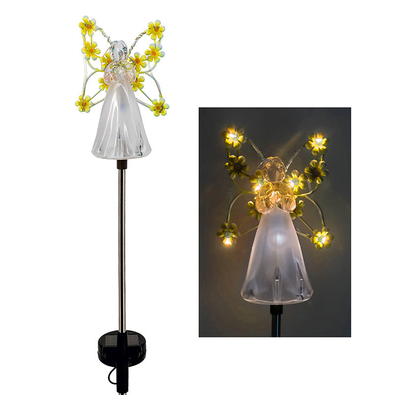 Skanto | RadiantAngel - Solar LED Engel Lampe for en Beroligende Atmosfære