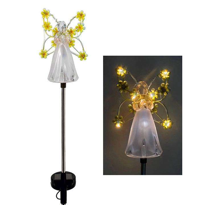 Skanto | RadiantAngel - Solar LED Engel Lampe for en Beroligende Atmosfære