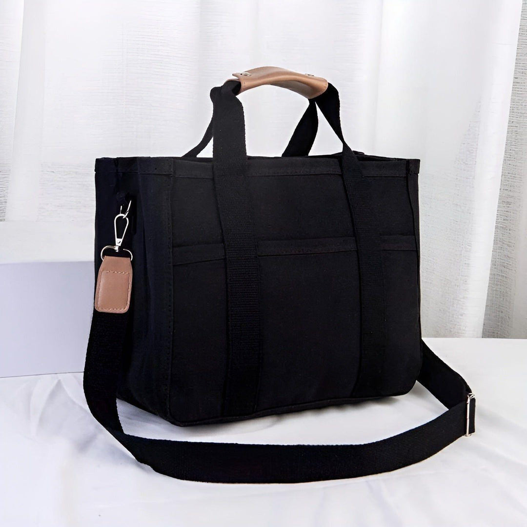 Skanto | Tavolaé Lær Tote Bag | Allsidig & Robust | Lett & Romslig | I Beige eller Svart