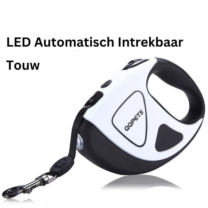 SafePaw - Luksus LED Utvidbar Hundebånd med Ergonomisk Håndtak Skanto