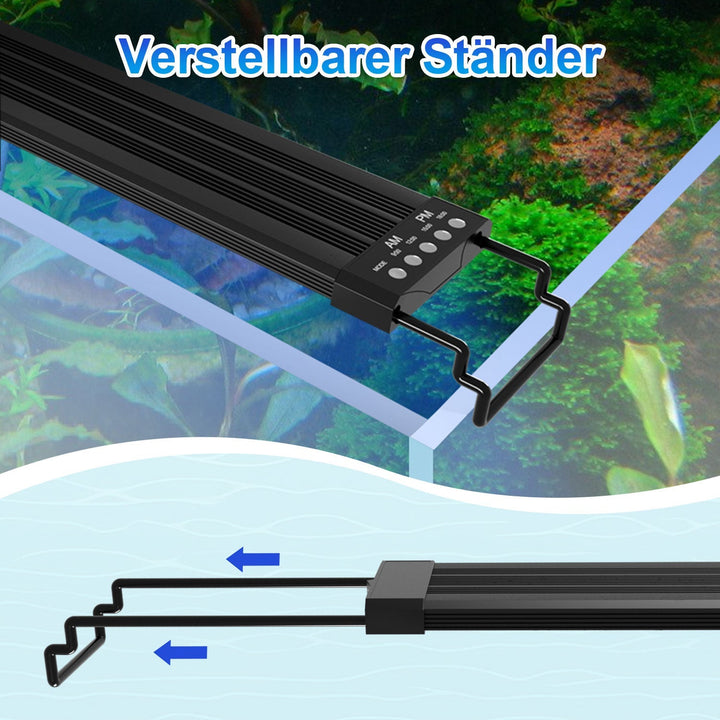 LED akvariebelysning 24/7 modus med timer | Skanto