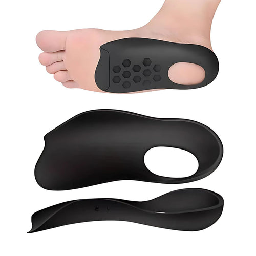 ArchEase Sålinnlegg for Flate Føtter | Sålinnlegg for Plantar Fasciitis - Fotbue Støtte Sålinnlegg - Fot Dempende Skanto