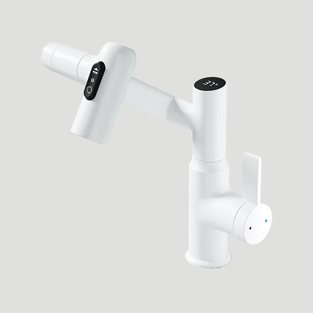 LUSTRAFLOW 360° kran med LED temperaturvisning | Skanto