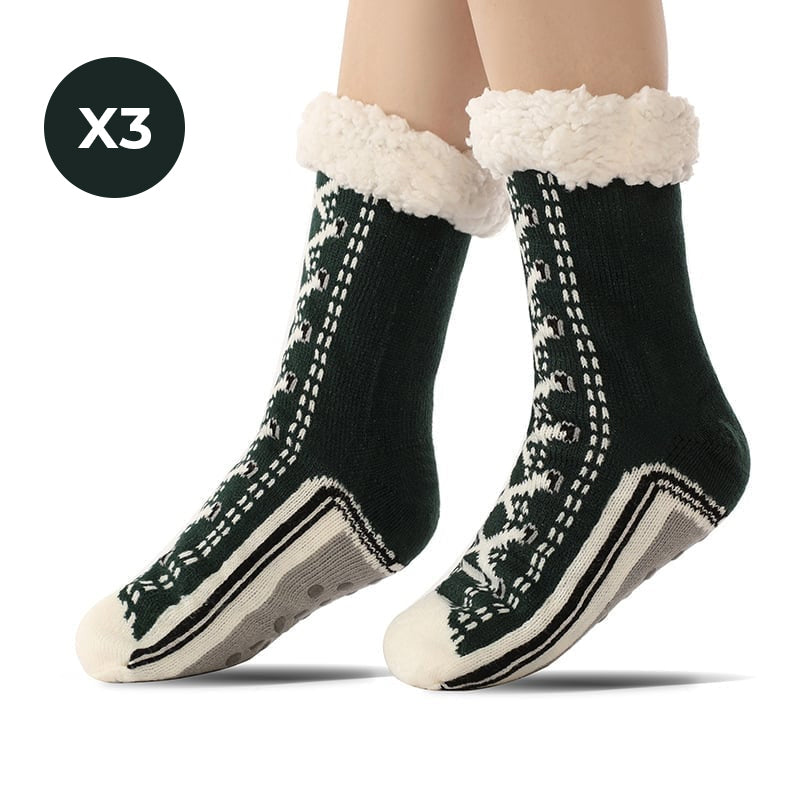 Skanto | Ultra-tykke Cashmere Slipper Hjem Sokker