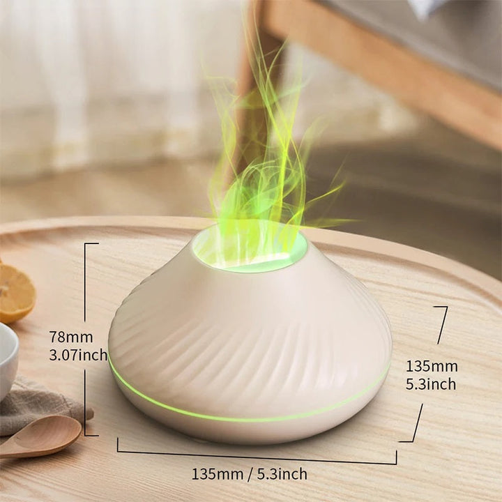 Skanto | Essensiell Olje Diffuser med LED Flamme Effekt
