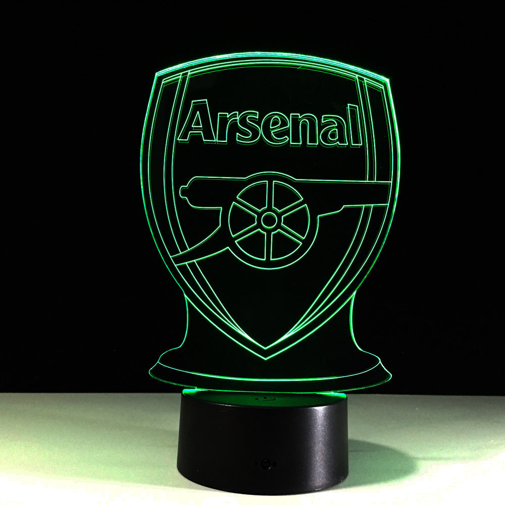 Skanto | Fotball Arsenal 3D Optisk Illusjonslampe
