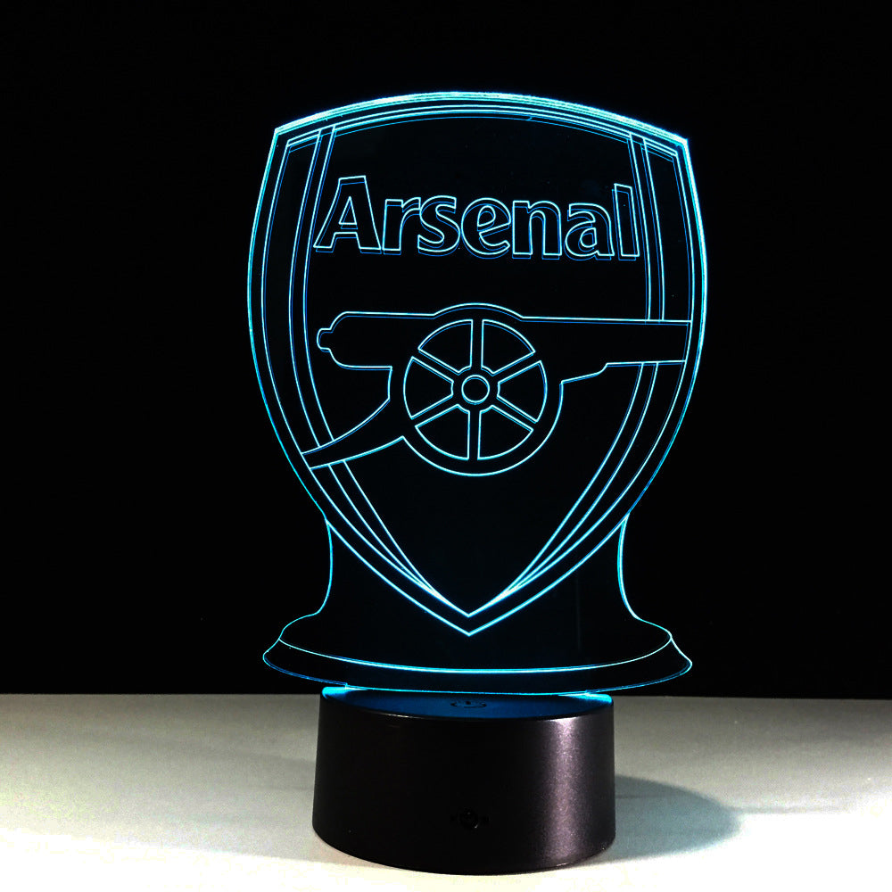 Skanto | Fotball Arsenal 3D Optisk Illusjonslampe