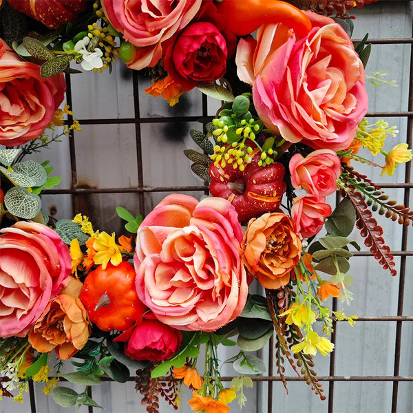 EverNest - Kunstig Blomsterkrans Unik Utendørs Dekorasjon Skanto