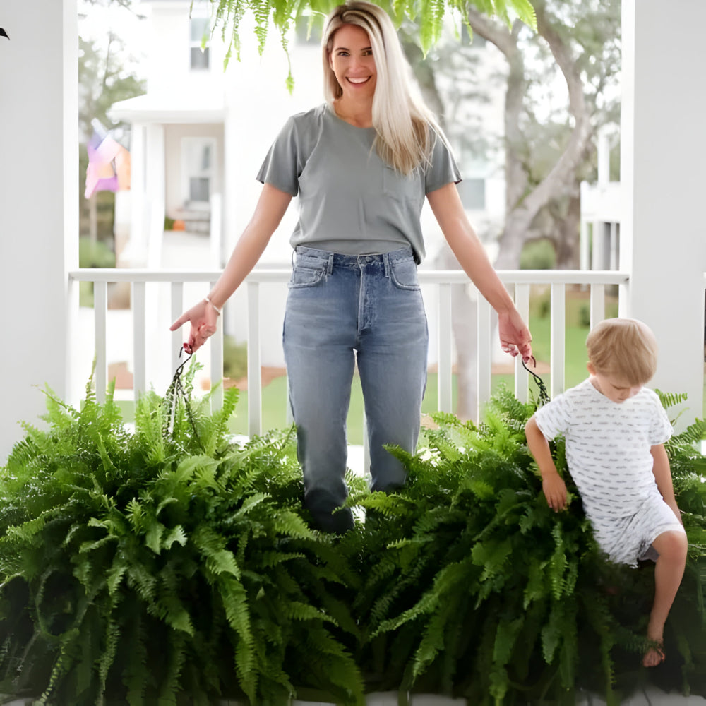 Skanto | Kunstig Boston Fern Hjem Deko Plante