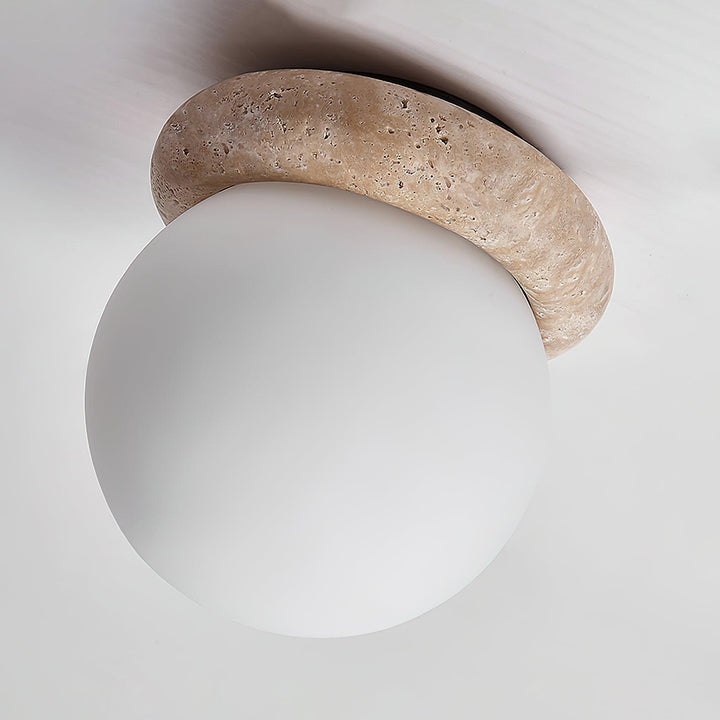 Skanto | Travertin LED Taklampe