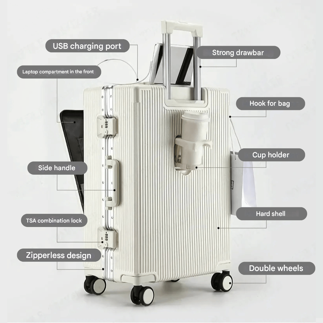 Skanto | Hard Carry-On Suitcase – Manhattan Pro