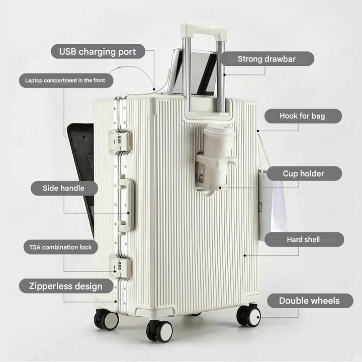 Skanto | Hard Carry-On Suitcase – Manhattan Pro