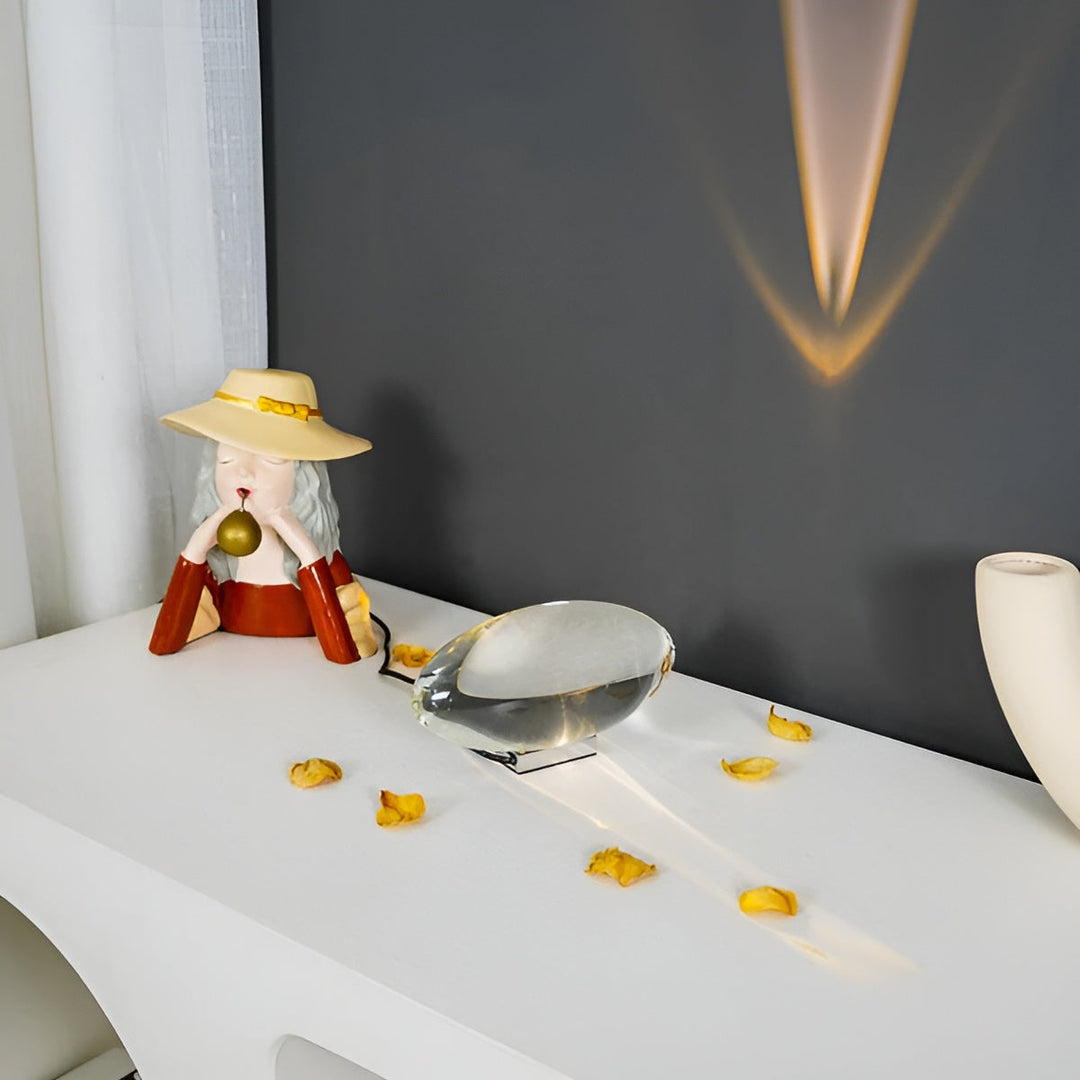 Rektangulær TaSkantoe-lampe – Moderne design | Varmt omgivelseslys for stue og soverom