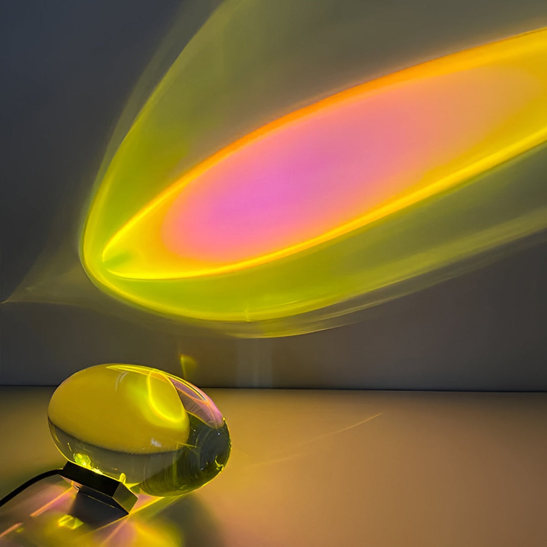 Rektangulær TaSkantoe-lampe – Moderne design | Varmt omgivelseslys for stue og soverom