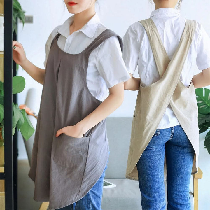 Skanto | Elegant forkle med kryssrygg for håndverk