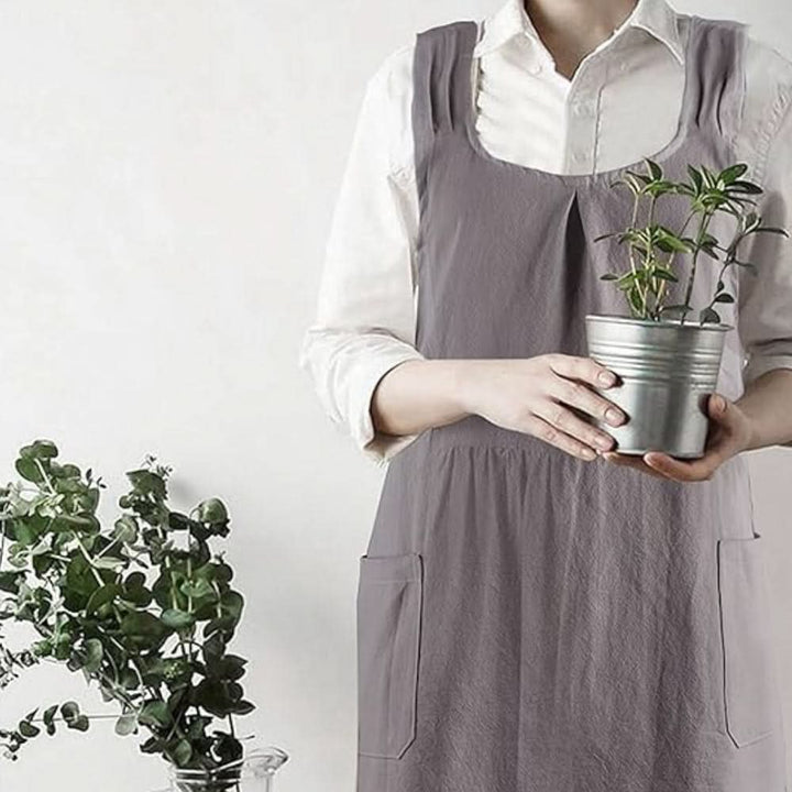 Skanto | Elegant forkle med kryssrygg for håndverk